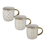 Ceramic Mug with Gold Hearts 300ml